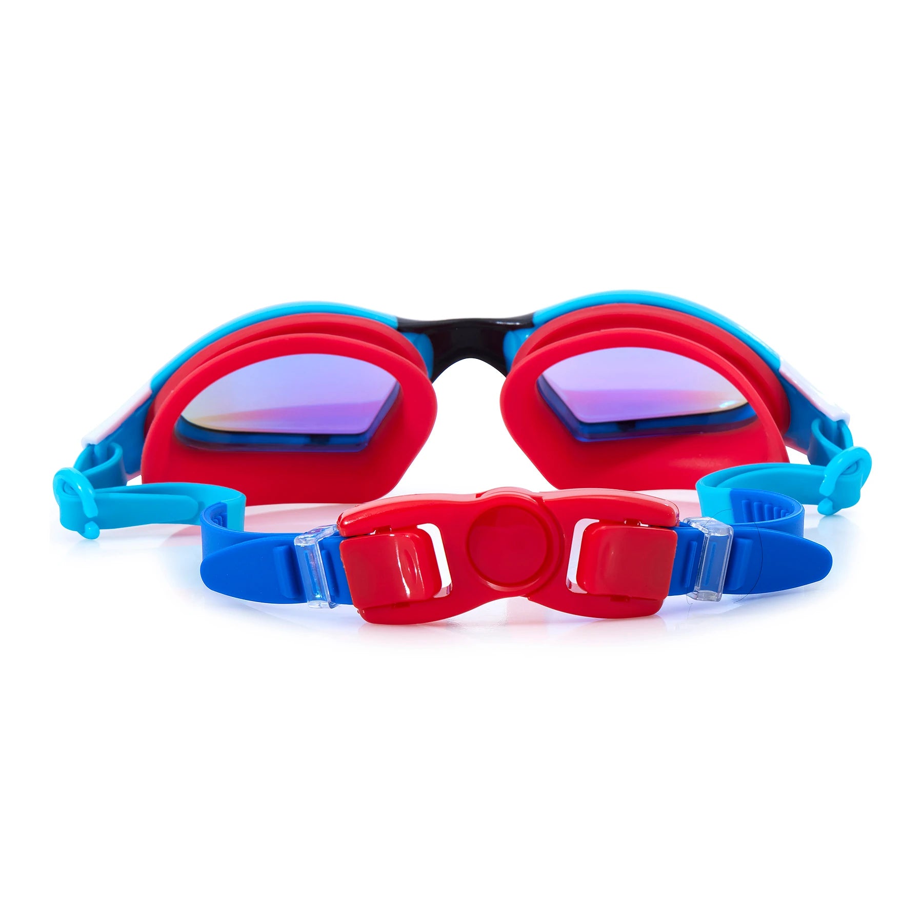 Ride the Wave Red Pool Party Swim Goggles  - Doodlebug's Children's Boutique