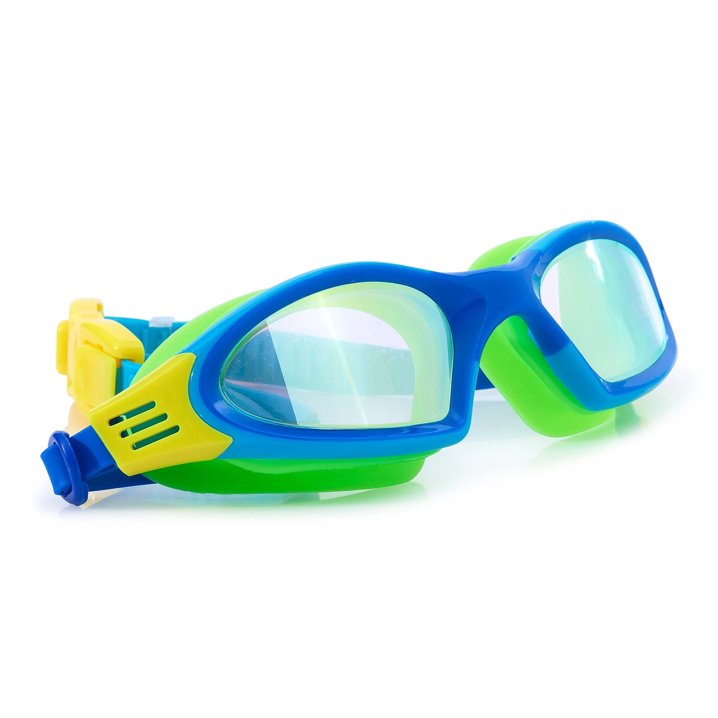 Chlorine Blue Pool Party Swim Goggles  - Doodlebug's Children's Boutique