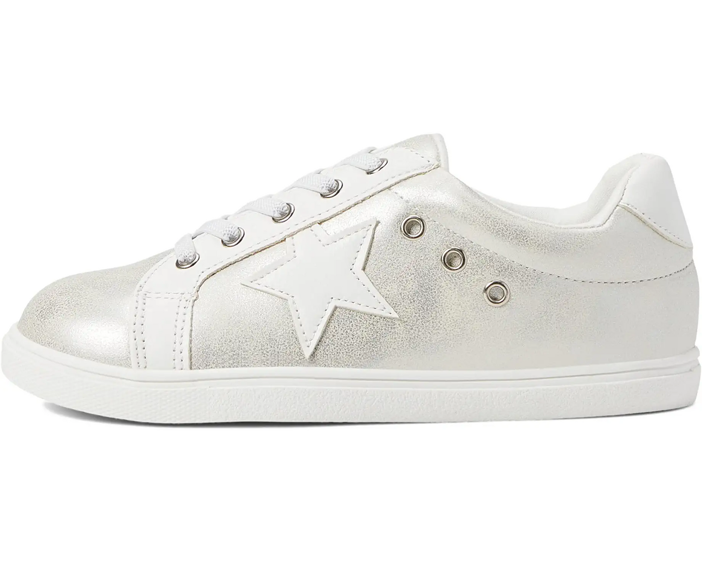 Lil Sparklee Sneaker in White  - Doodlebug's Children's Boutique