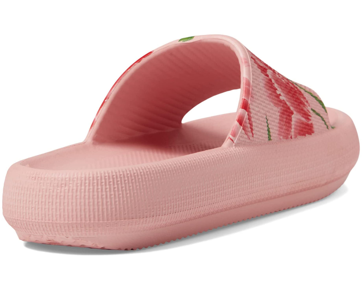 Little Lexa Pink Slides with Floral  - Doodlebug's Children's Boutique