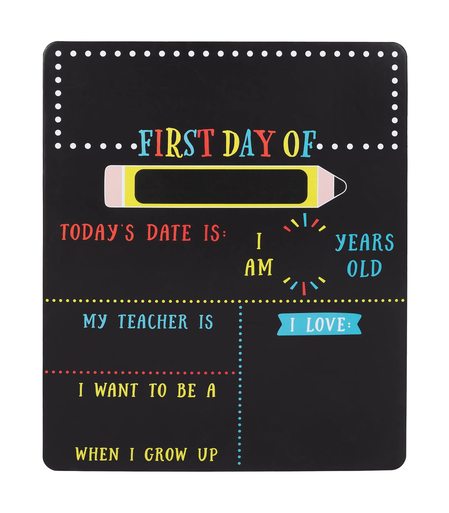 First Day and Last Day of School Chalkboard  - Doodlebug's Children's Boutique