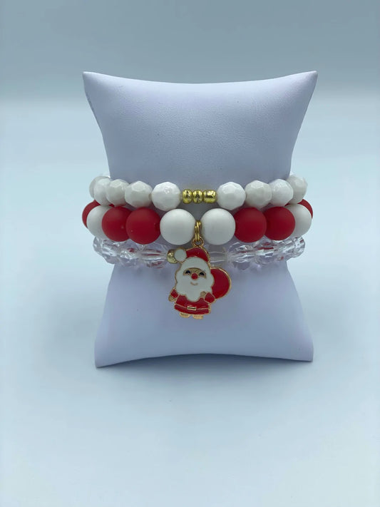 Santa Baby Stack Bracelets  - Doodlebug's Children's Boutique