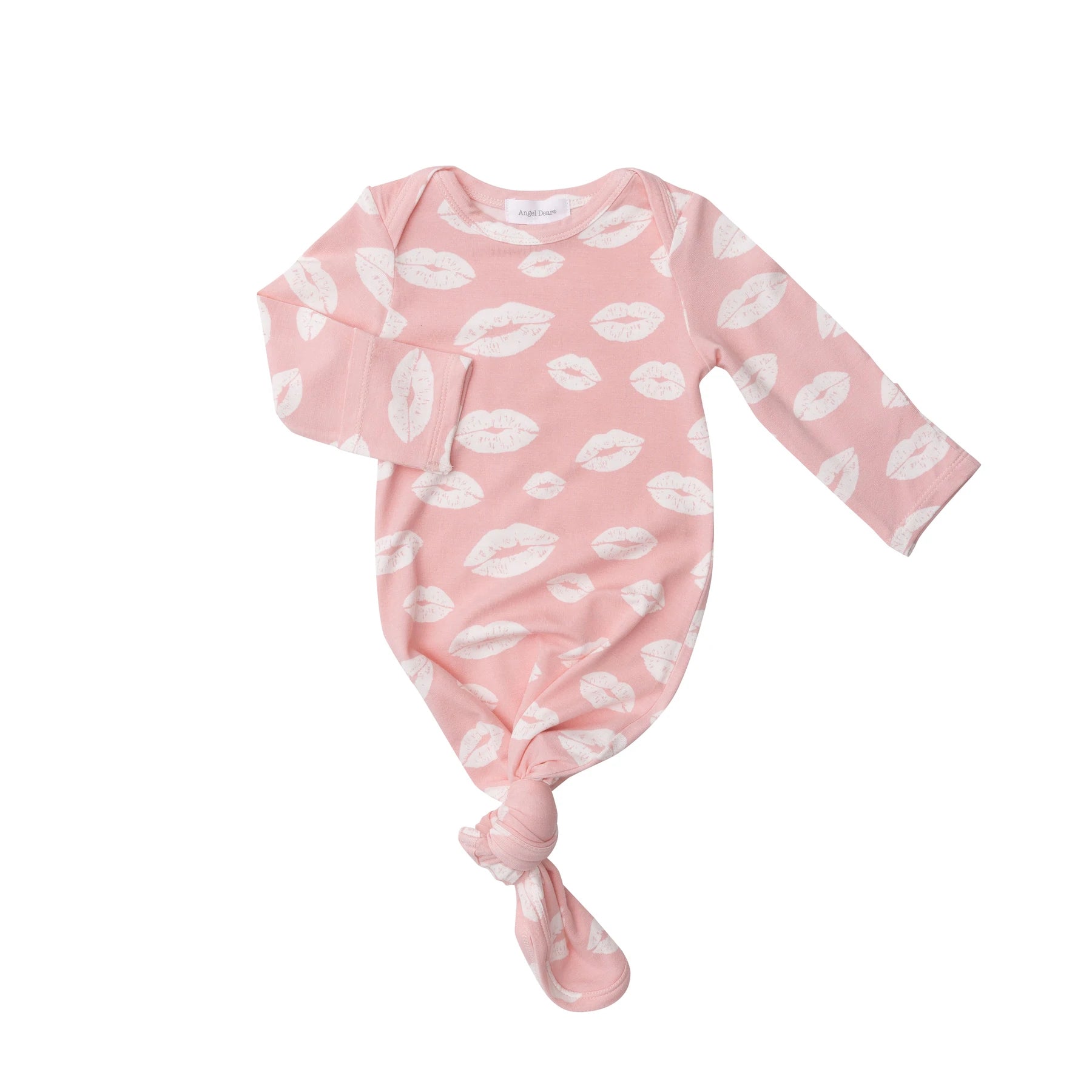 Knot Gown in Pink Kisses  - Doodlebug's Children's Boutique