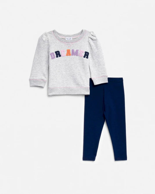 Dreamer Sweatshirt Set  - Doodlebug's Children's Boutique