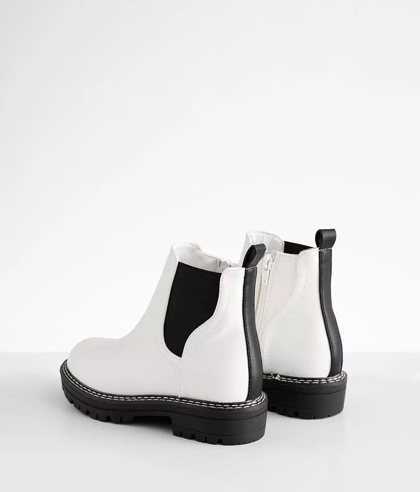 Little Cayson Boot in White  - Doodlebug's Children's Boutique