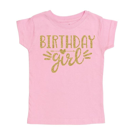 Birthday Girl Tee Shirt  - Doodlebug's Children's Boutique