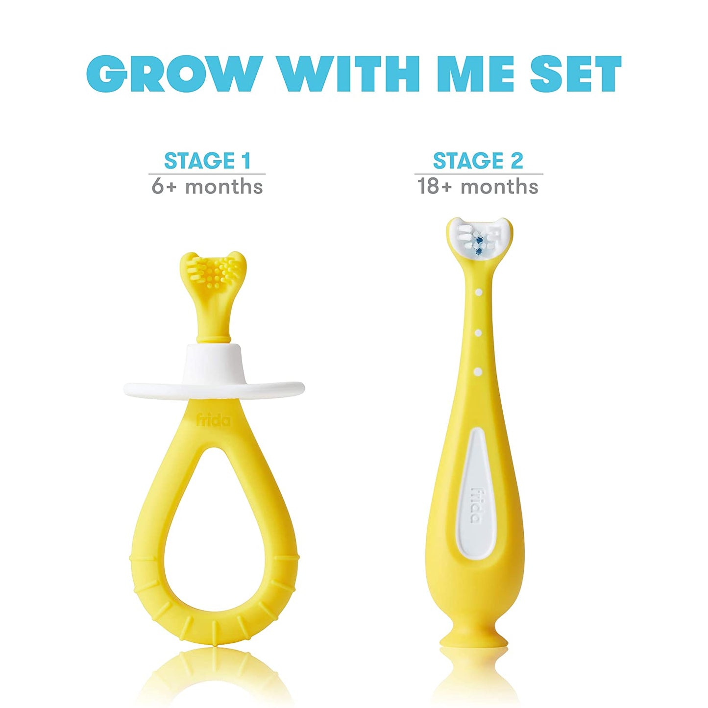 Grow With Me Training Toothbrush Set  - Doodlebug's Children's Boutique
