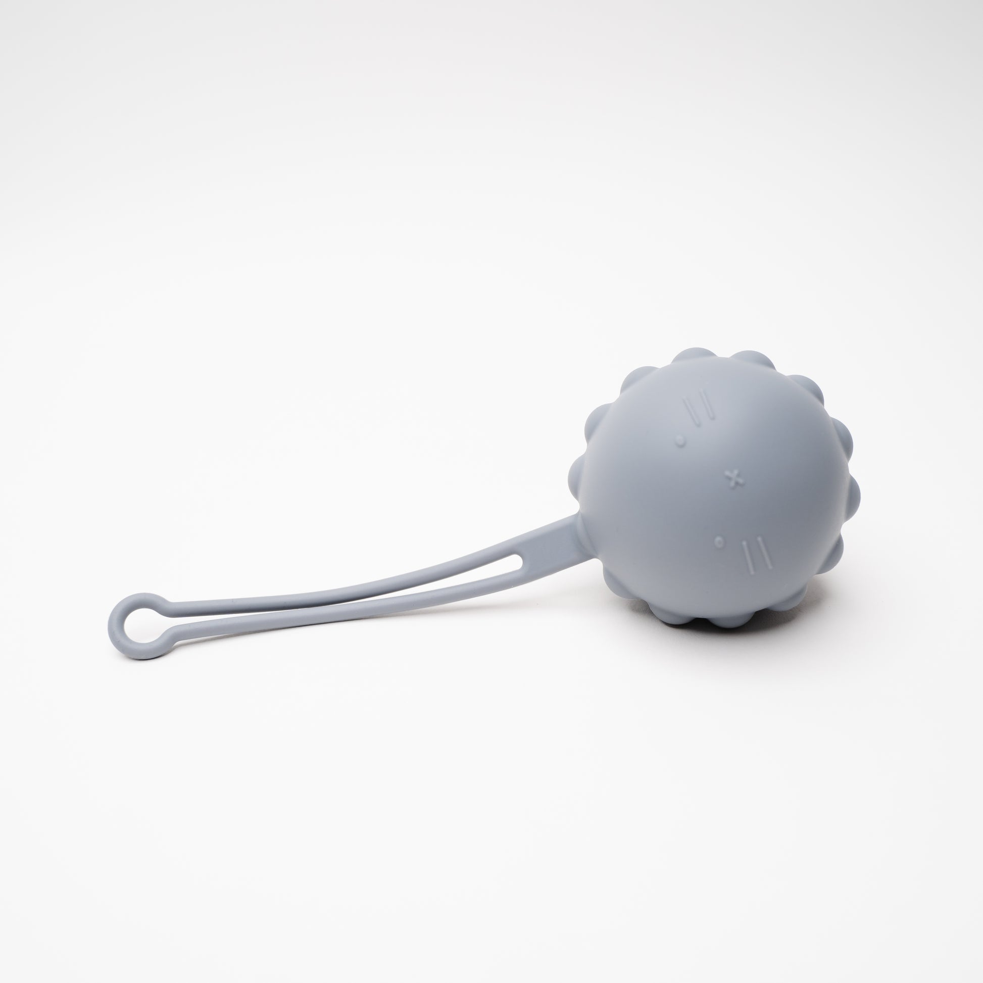 Silicone Pacifier Pouch in Cement  - Doodlebug's Children's Boutique