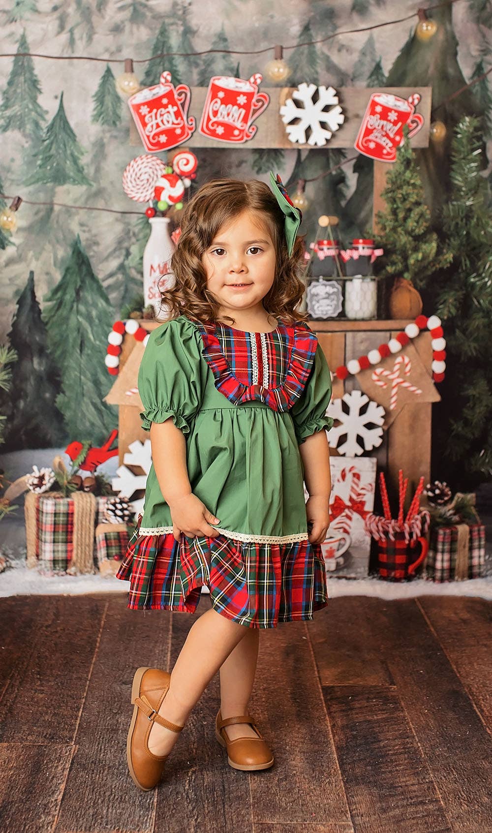 Christmas Carol Dress  - Doodlebug's Children's Boutique