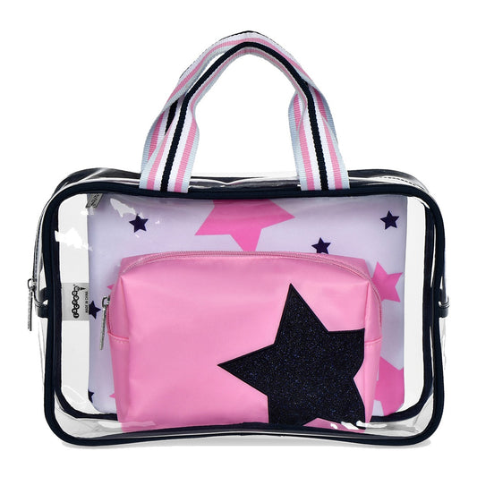 Shine Bright Set of 3 Cosmetic Bags  - Doodlebug's Children's Boutique