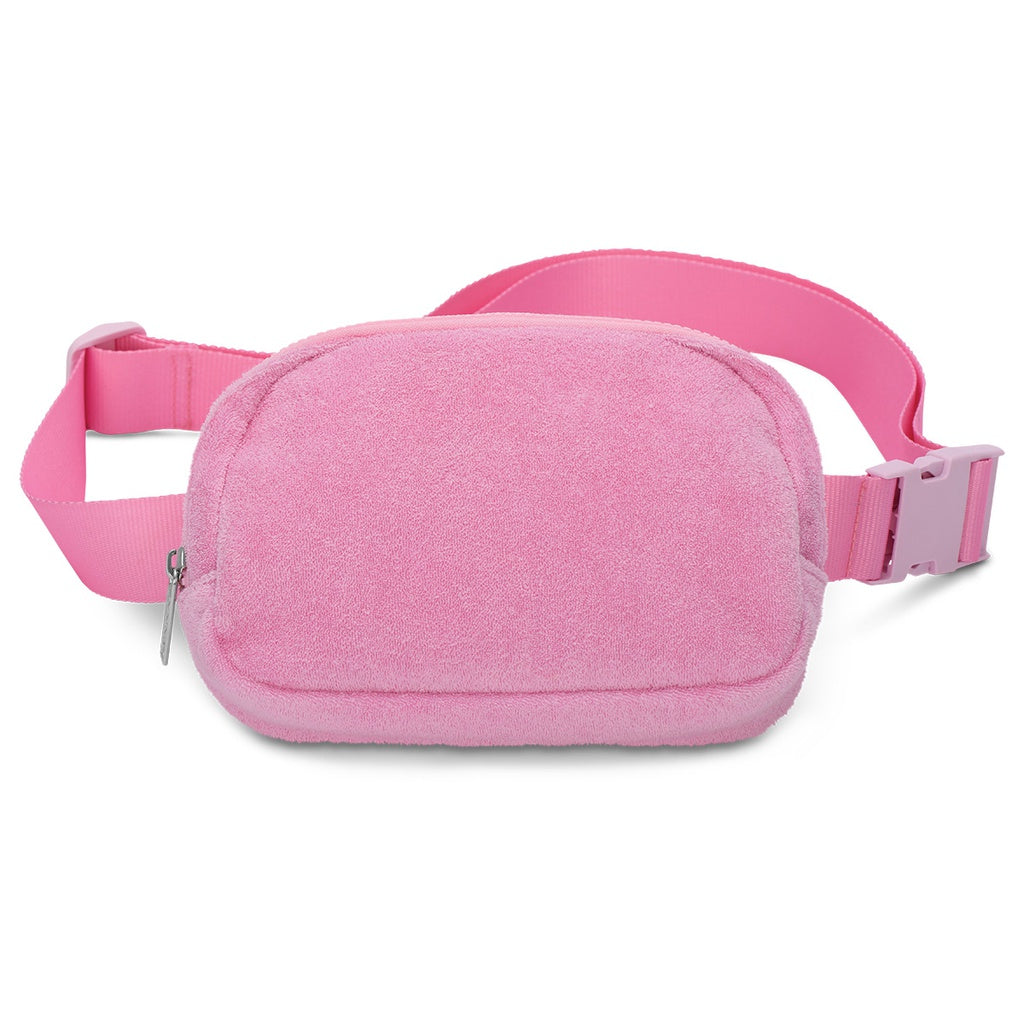 Pink Terry Belt Bag  - Doodlebug's Children's Boutique