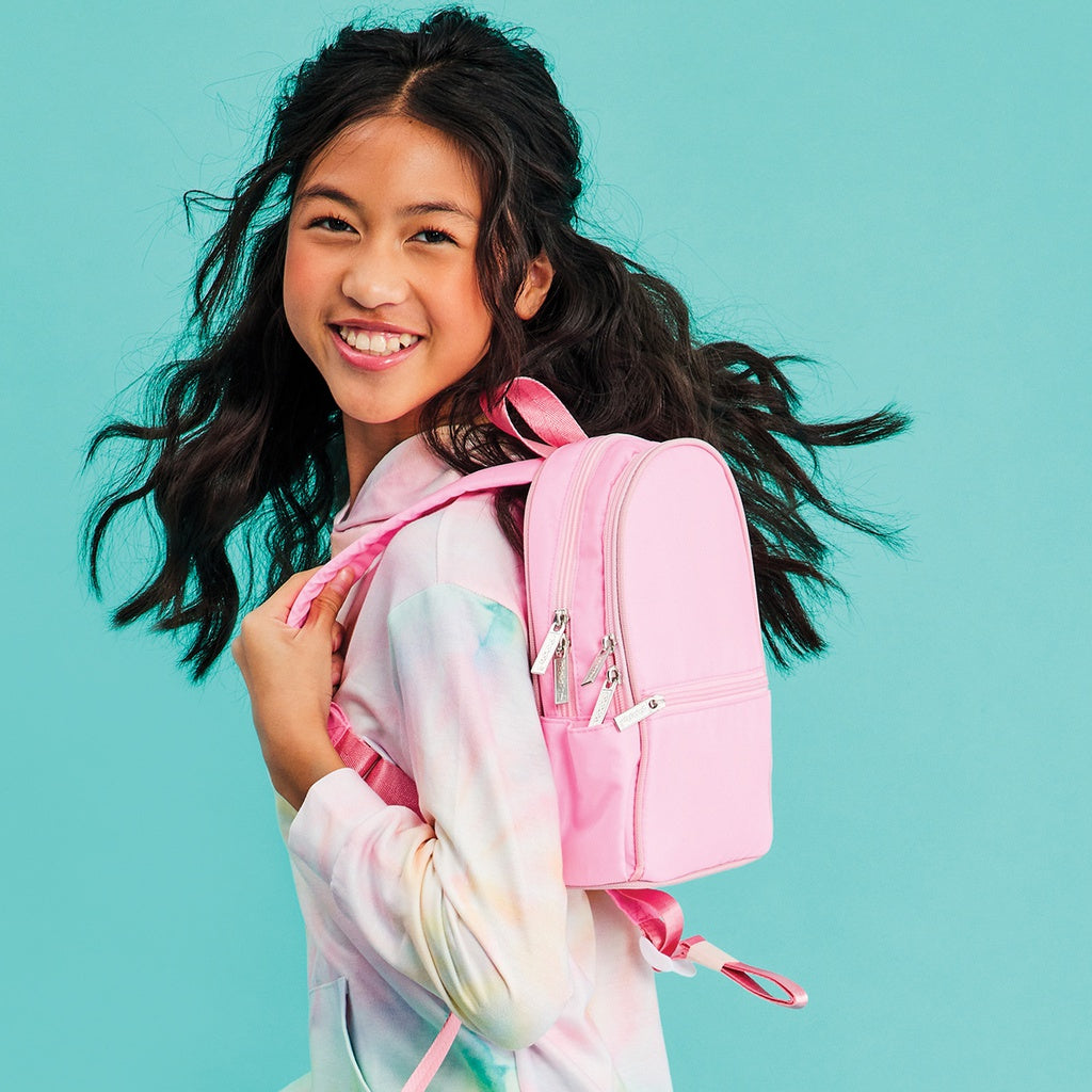 Pink Nylon Mini Backpack  - Doodlebug's Children's Boutique