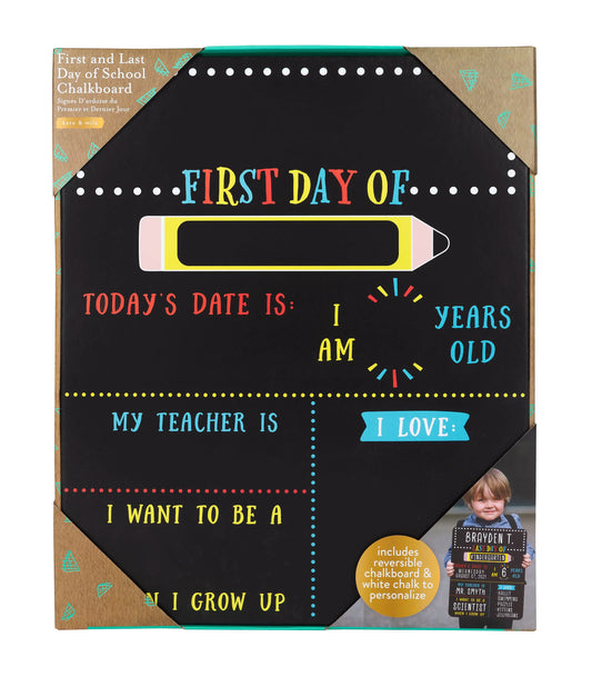 First Day and Last Day of School Chalkboard  - Doodlebug's Children's Boutique