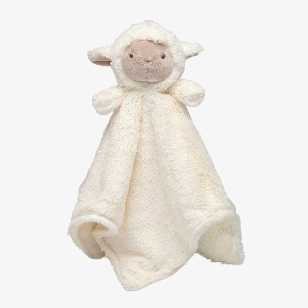 Lamb Baby Security Blanket  - Doodlebug's Children's Boutique