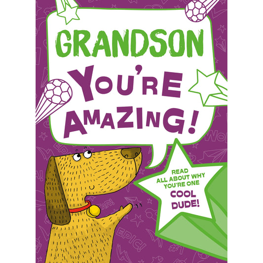 Grandson, You're Amazing, Book  - Doodlebug's Children's Boutique