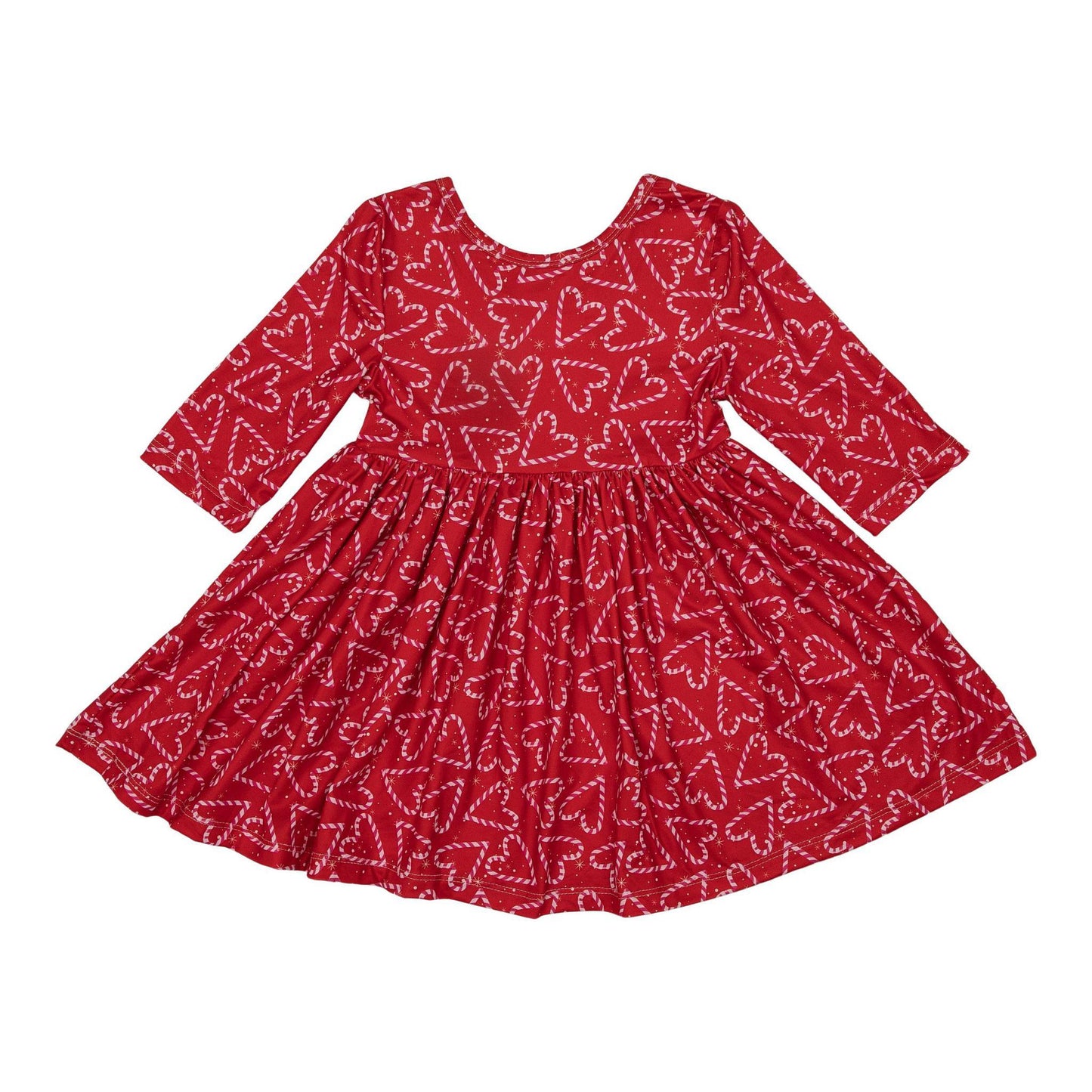 Candy Cane Cutie Twirl Dress  - Doodlebug's Children's Boutique