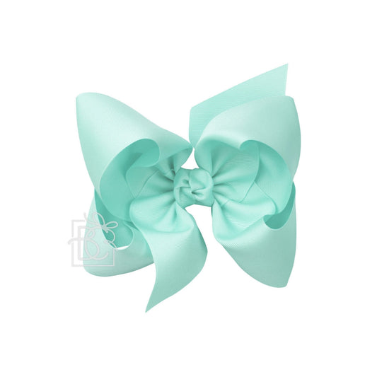 Texas Sized Bow in Mineral Ice  - Doodlebug's Children's Boutique