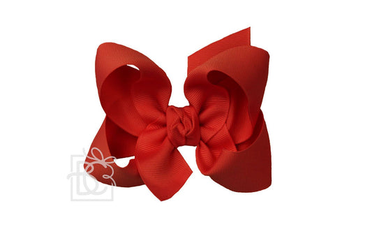 Large Bow in Red  - Doodlebug's Children's Boutique