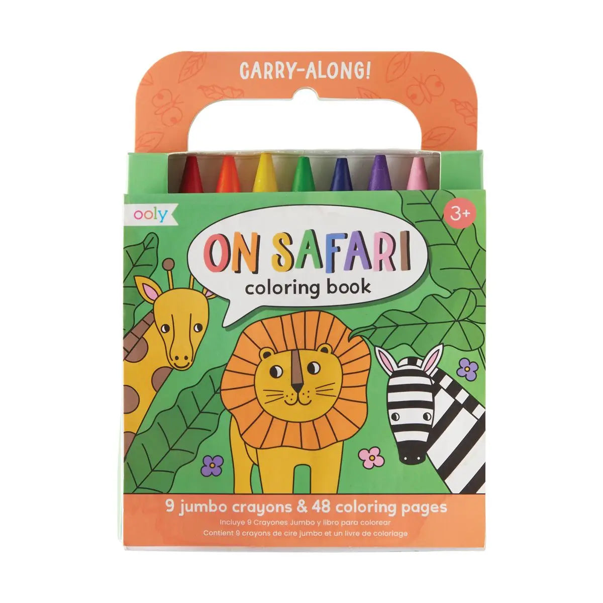 On Safari Carry Along Coloring Book Set  - Doodlebug's Children's Boutique