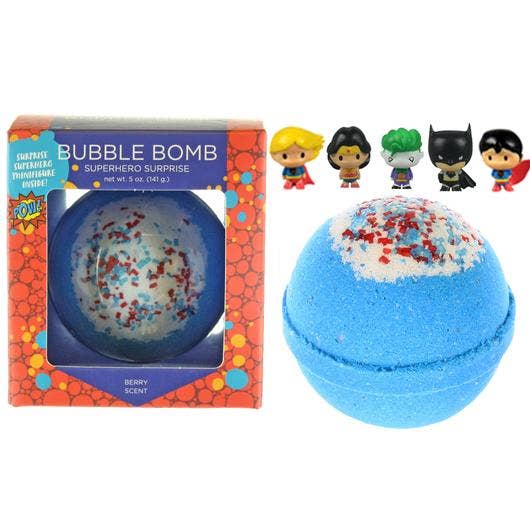 Bath Bomb with Surprise Toy Super Hero  - Doodlebug's Children's Boutique
