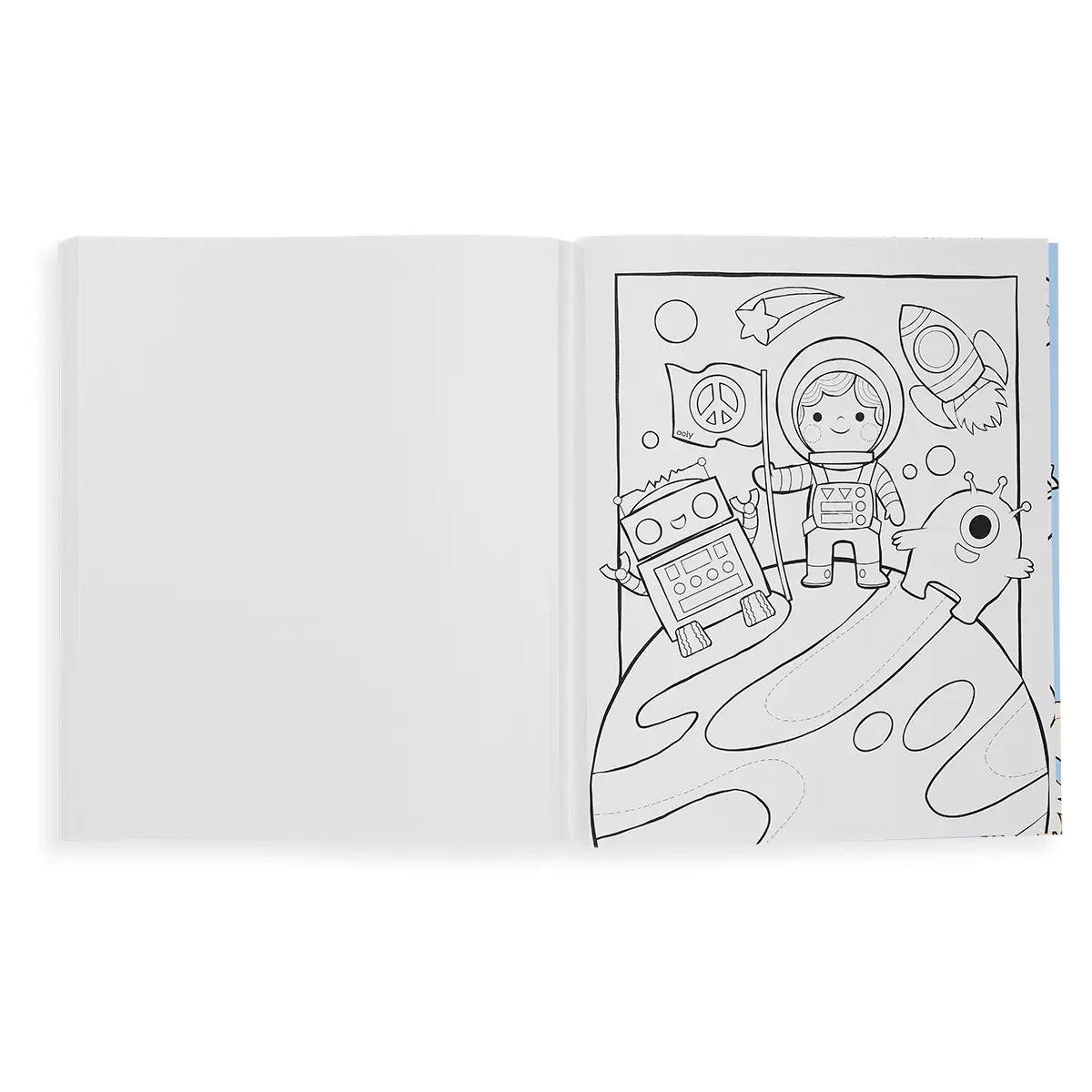 Outerspace Explorers Color-In Book  - Doodlebug's Children's Boutique