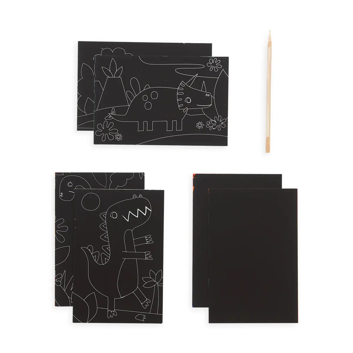 Dino Days Mini Scratch & Scribble Art Kit  - Doodlebug's Children's Boutique