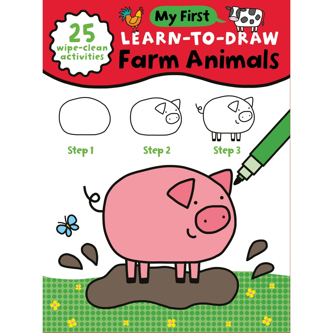 My First Learn to Draw Farm Animals Book  - Doodlebug's Children's Boutique