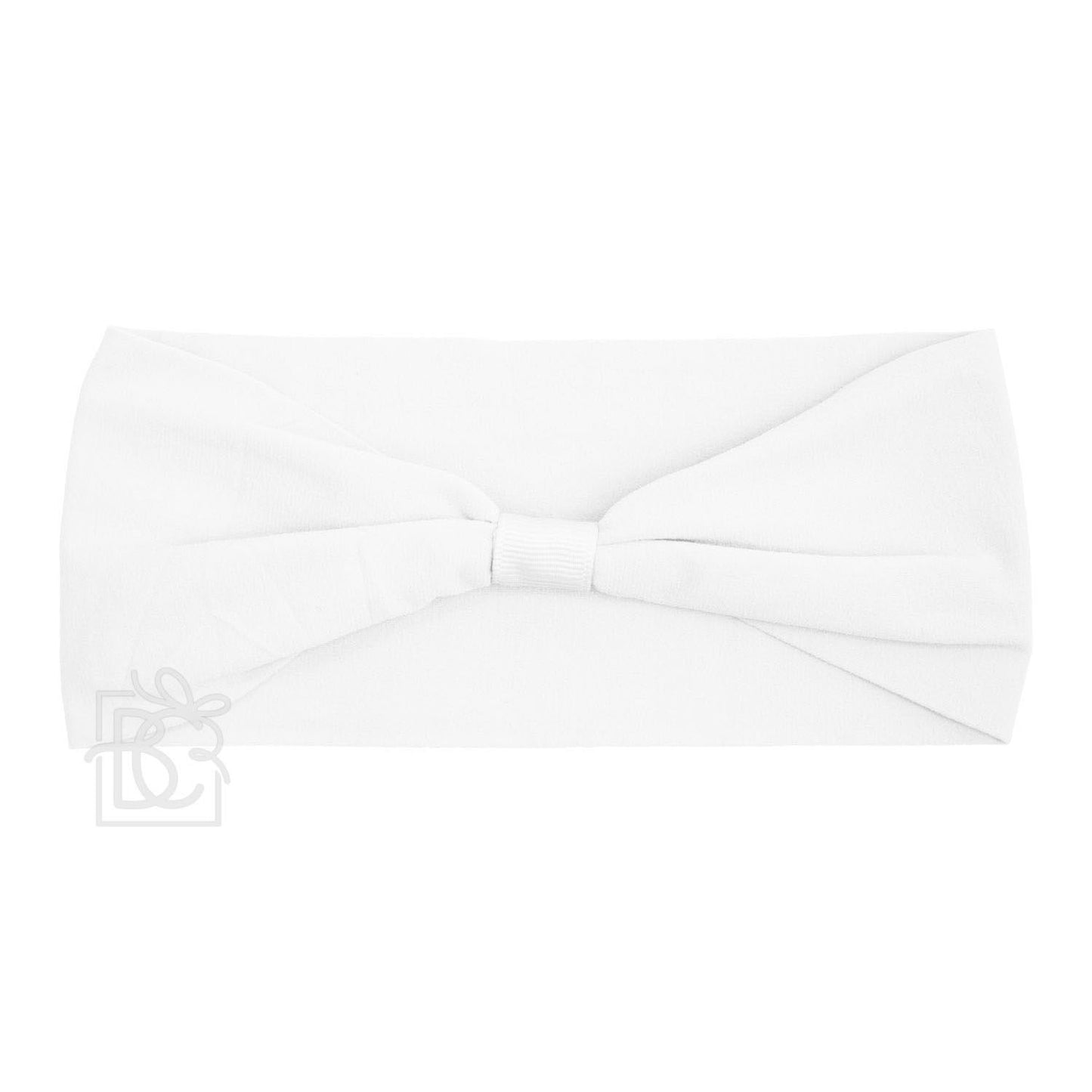 Add a Bow Headband in White  - Doodlebug's Children's Boutique