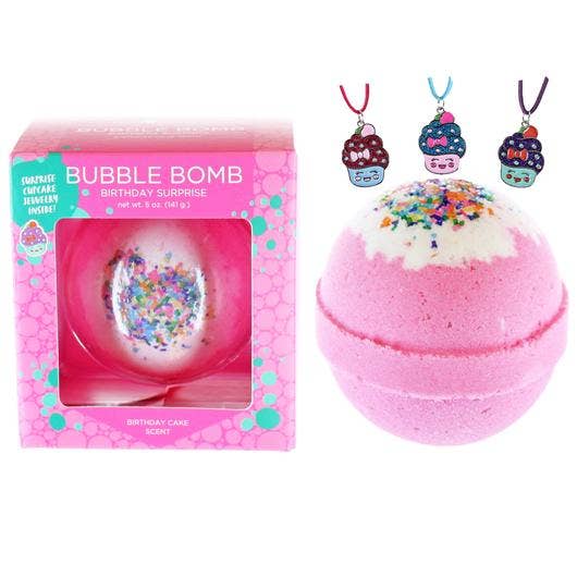 Bath Bomb with Surprise Birthday Jewelry  - Doodlebug's Children's Boutique