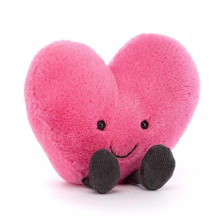 Amuseable Hot Pink Heart  - Doodlebug's Children's Boutique