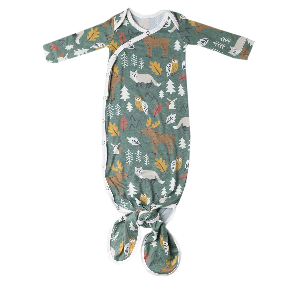 Atwood Knotted Gown  - Doodlebug's Children's Boutique