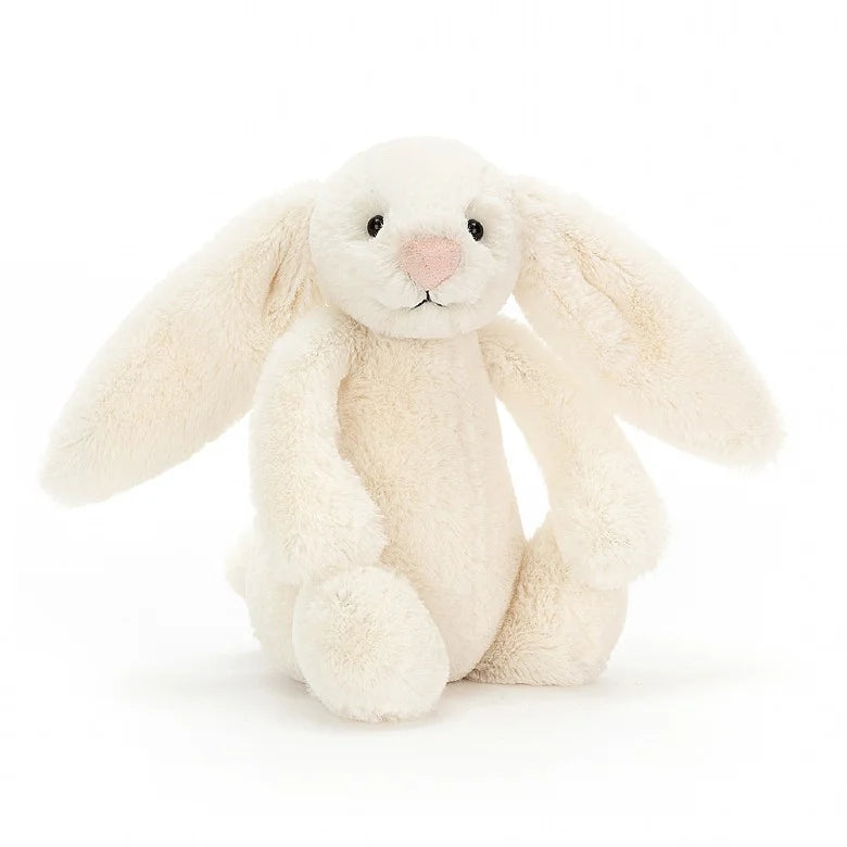 Small Bashful Cream Bunny  - Doodlebug's Children's Boutique