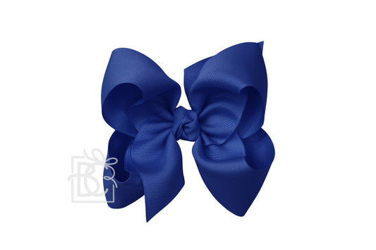 Huge Bow in Royal Blue  - Doodlebug's Children's Boutique
