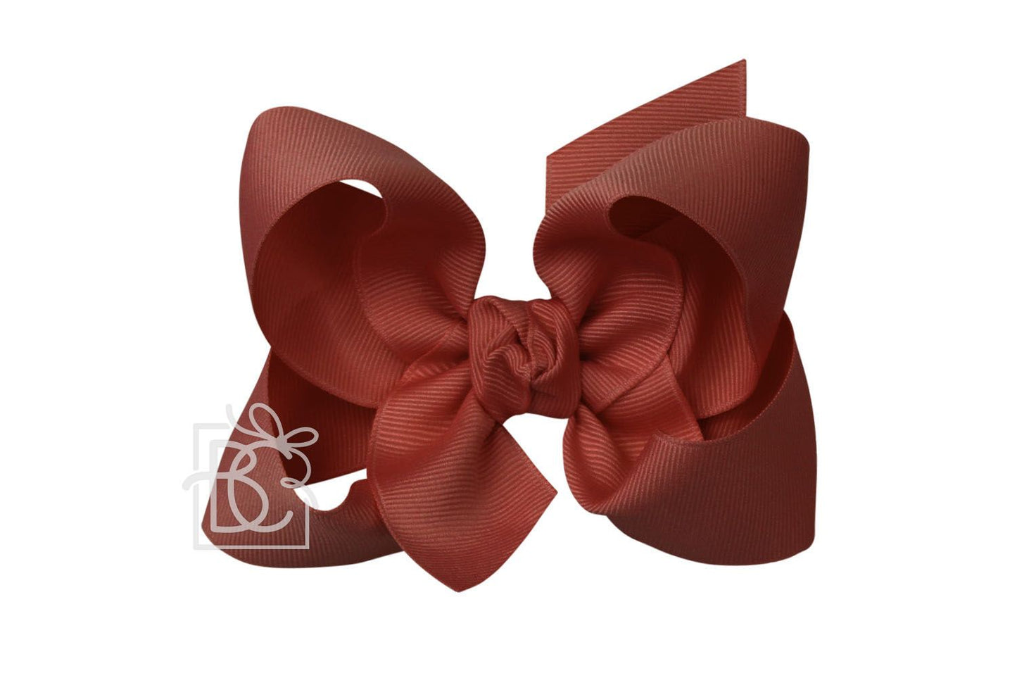 Large Bow in New Rust  - Doodlebug's Children's Boutique