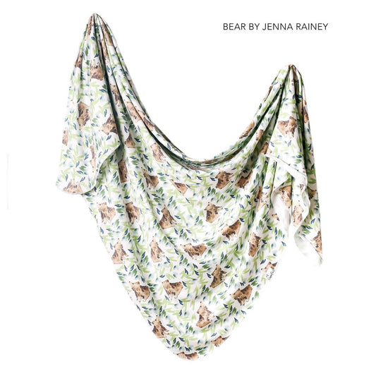 Bear Swaddle Blanket  - Doodlebug's Children's Boutique