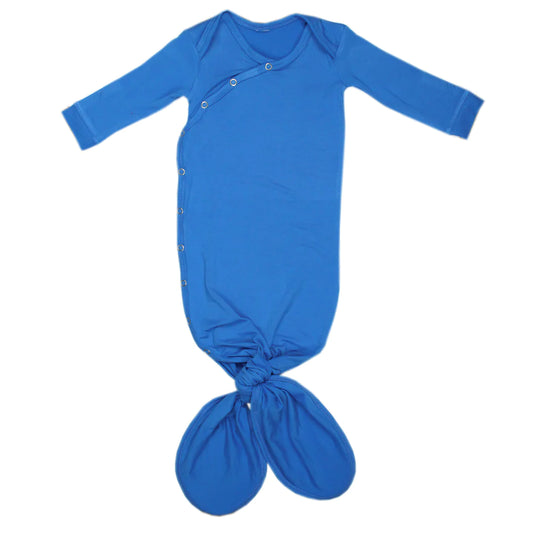 Blueberry Knotted Gown  - Doodlebug's Children's Boutique