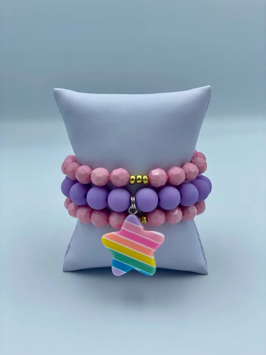 Star Brite Stack Bracelets  - Doodlebug's Children's Boutique