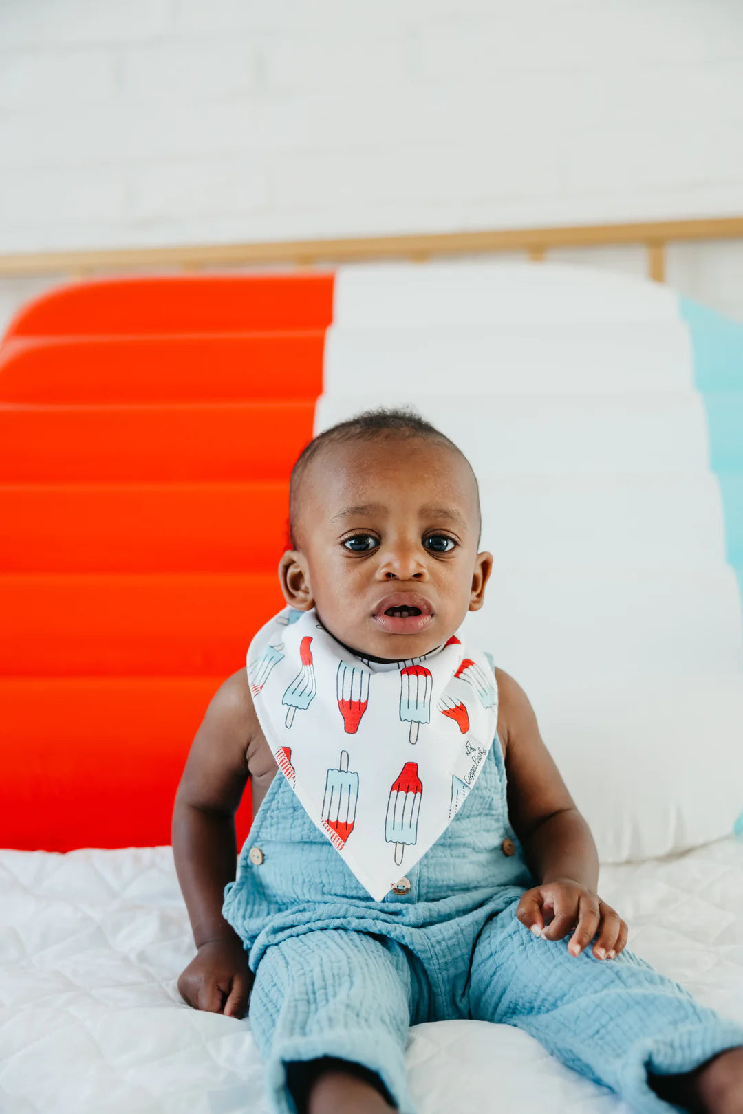 Spangled 4 Pack Bandana Bibs  - Doodlebug's Children's Boutique