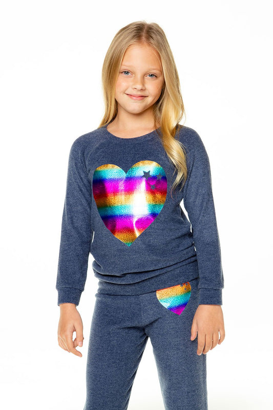 Starry Heart Pullover  - Doodlebug's Children's Boutique
