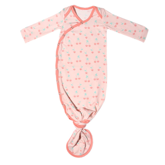 Cheery Knotted Gown  - Doodlebug's Children's Boutique
