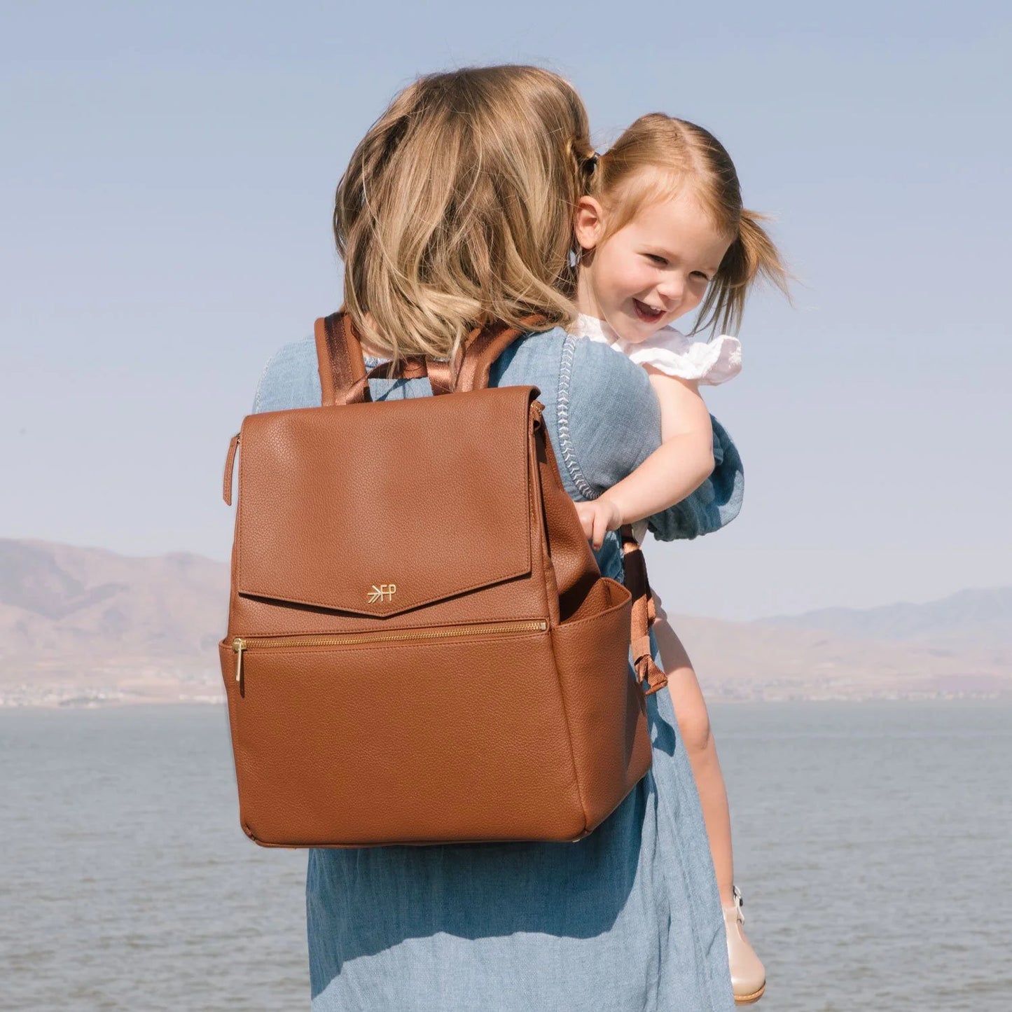 Cognac Classic Diaper Bag II  - Doodlebug's Children's Boutique