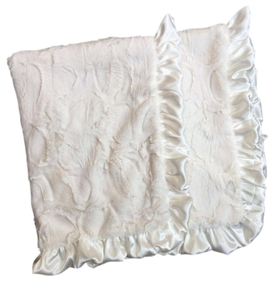 Classic Ivory Blanket  - Doodlebug's Children's Boutique