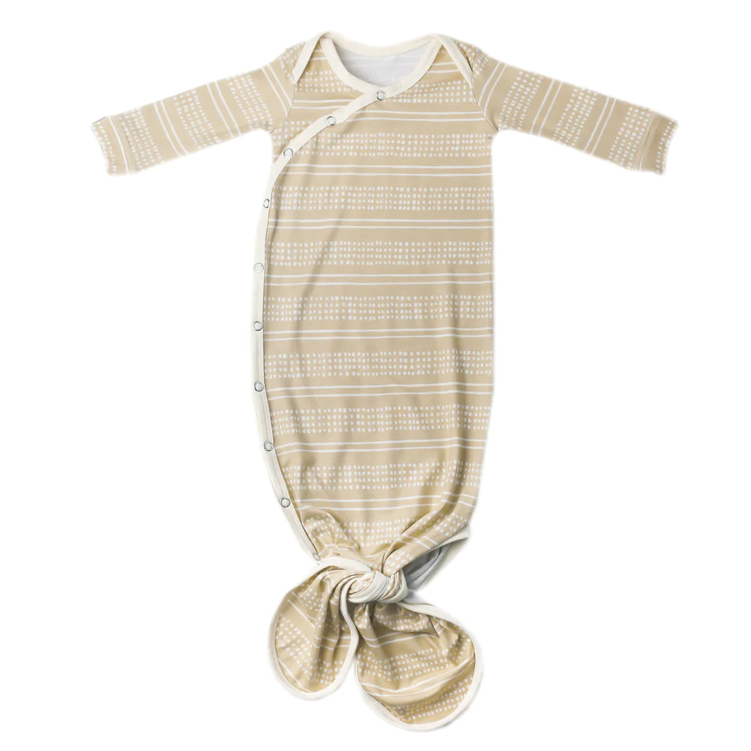 Clay Knotted Gown  - Doodlebug's Children's Boutique