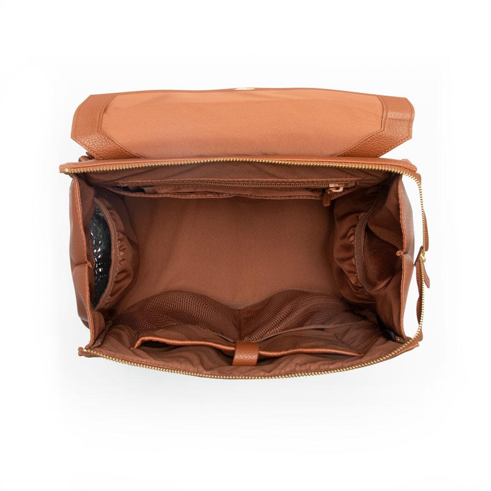 Cognac Classic Diaper Bag II  - Doodlebug's Children's Boutique