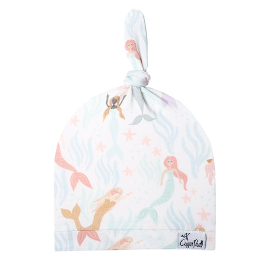 Coral Top Knot Hat  - Doodlebug's Children's Boutique