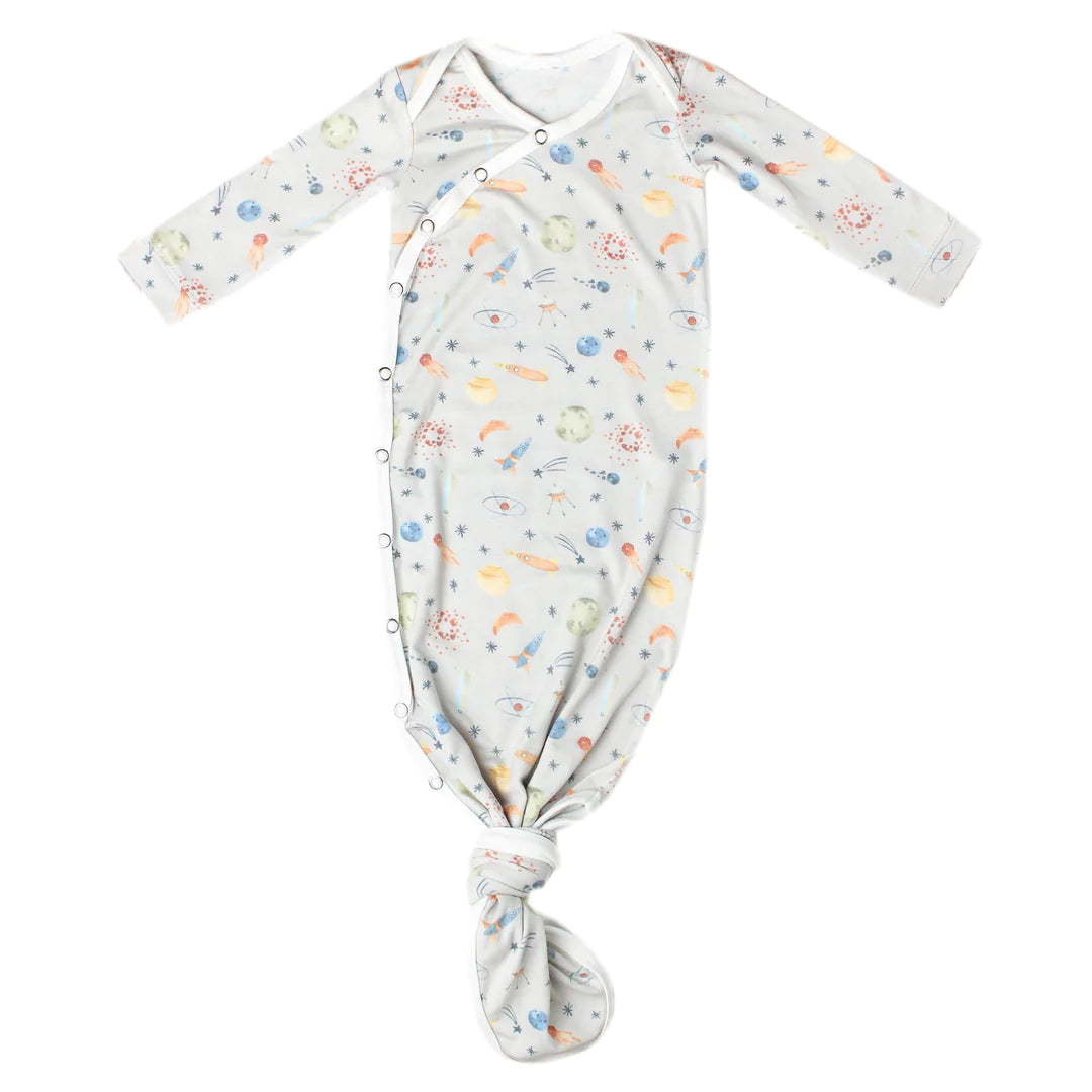 Cosmos Knotted Gown  - Doodlebug's Children's Boutique