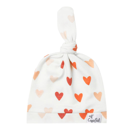 Cupid Top Knot Hat  - Doodlebug's Children's Boutique