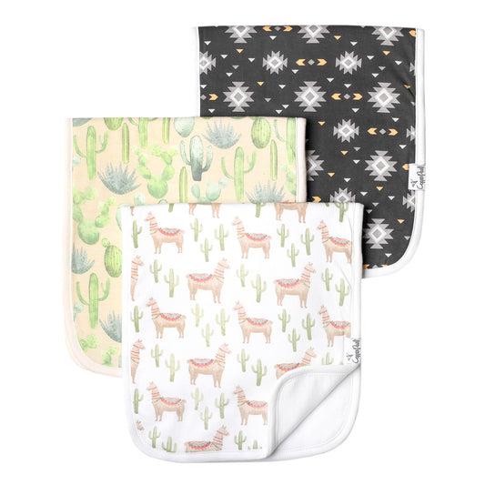 Cusco 3 Pack Burp Cloths  - Doodlebug's Children's Boutique