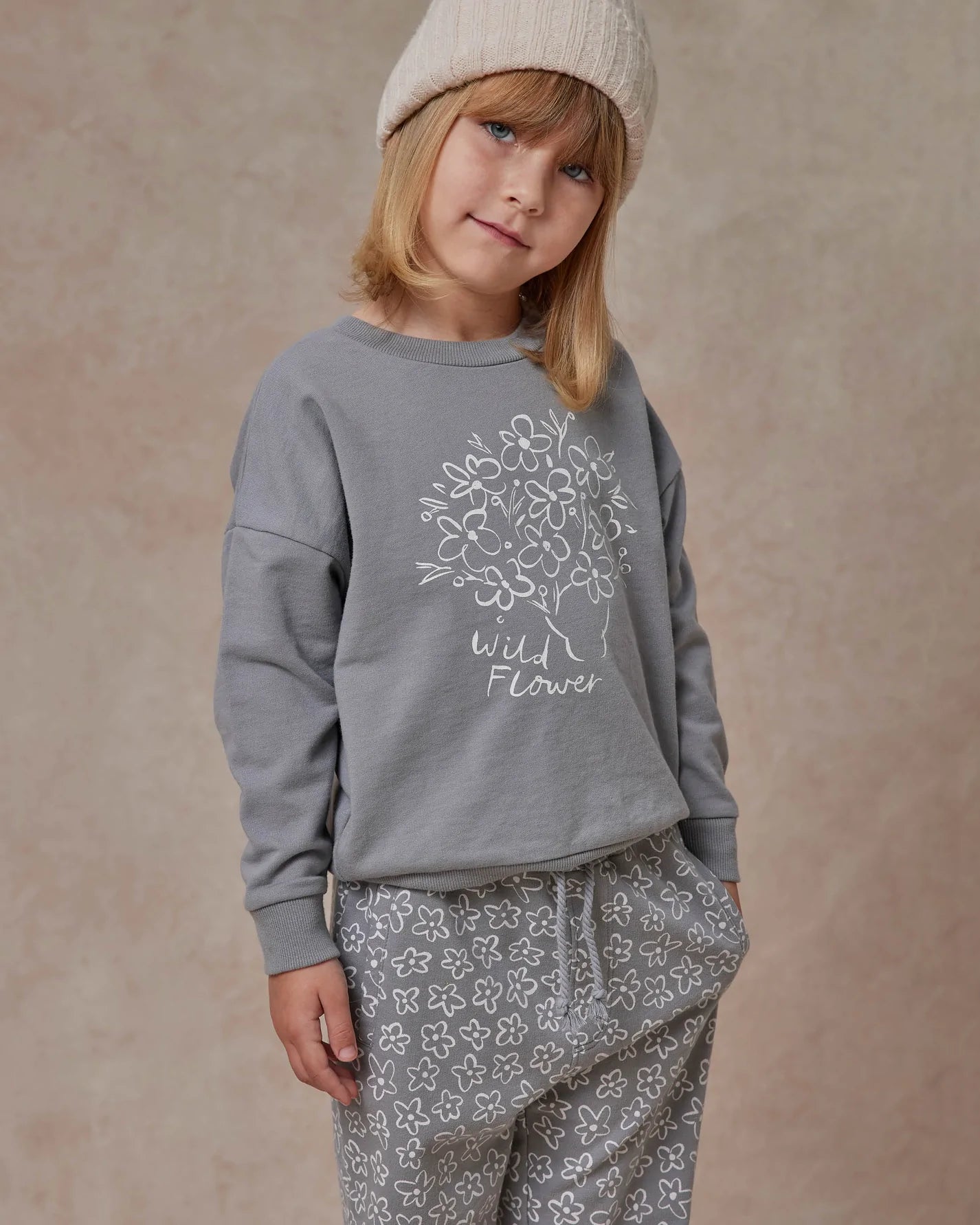 Sweatshirt in Wildflower  - Doodlebug's Children's Boutique