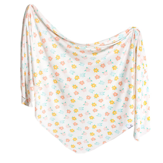 Daisy Swaddle Blanket  - Doodlebug's Children's Boutique